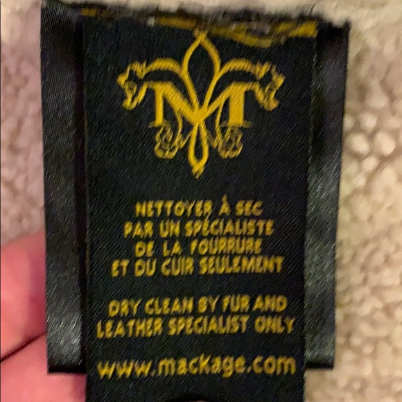 Mackage ladies shearling jacket - Picture 3 of 4